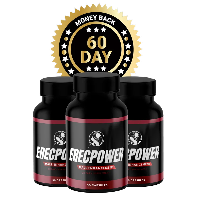 ErecPower Natural Men's Wellness Formula — 3 Bottle / 90 Day Pack