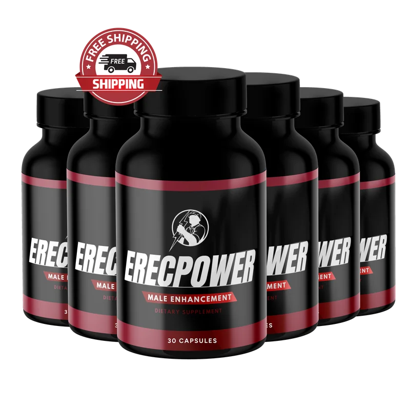 ErecPower Natural Men's Wellness Formula — 6 Bottle / 180 Day Pack